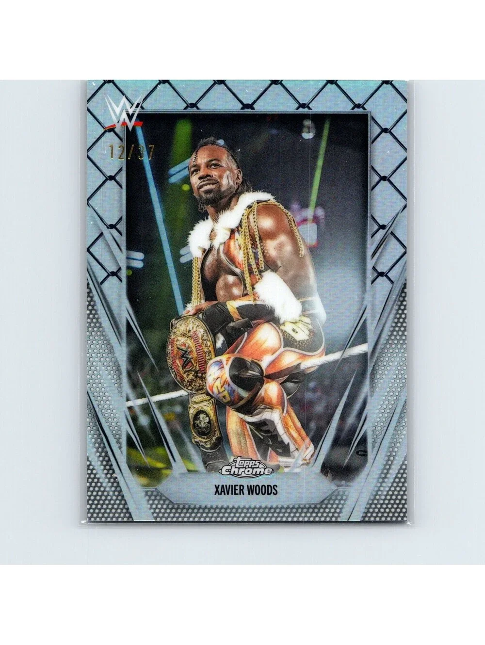 2026 Topps Chrome WWE Xavier Woods #192 Steel Cage #/37 Raw